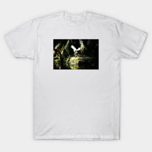 Crane 1 / Swiss Artwork Photography T-Shirt